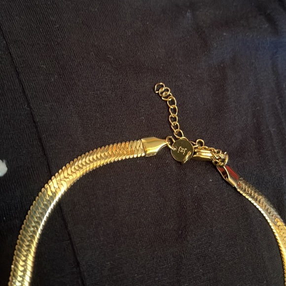 Jennifer Zeuner “Karli” gold vermeil chain necklace. Never worn. - Picture 3 of 6